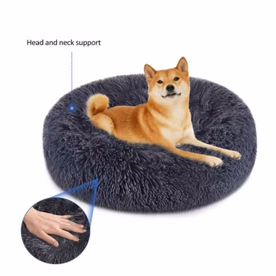 Luxury Washable Technology Fabric Fleece Waterproof Large Dog Pet Bed with Detachable Cushion