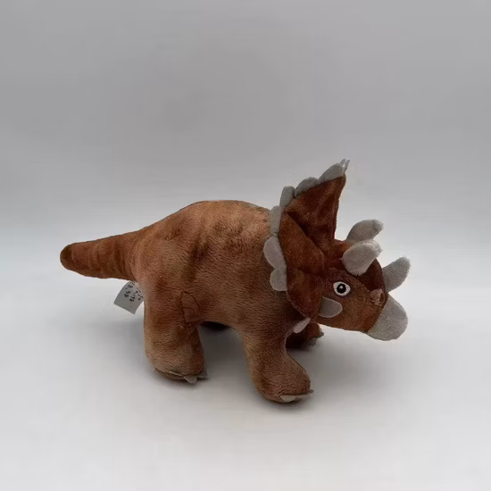 Custom Lifelike Simulation Stuffed Wholesale Pet Soft Toy Standing Plush Dinosaur Toys