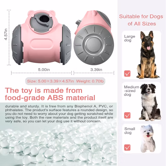 Food Feeder Pet Educational Toy Cat Dog Exercise Balance Car Food Leaker